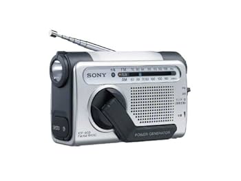Amazon.co.jp: SONY 手回し充電FM/AMポータブルラジオ B03
